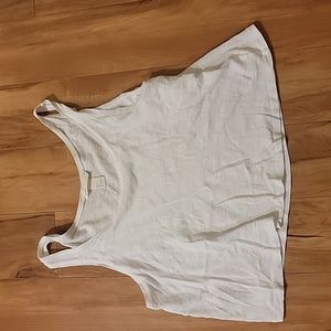 White crop top size small